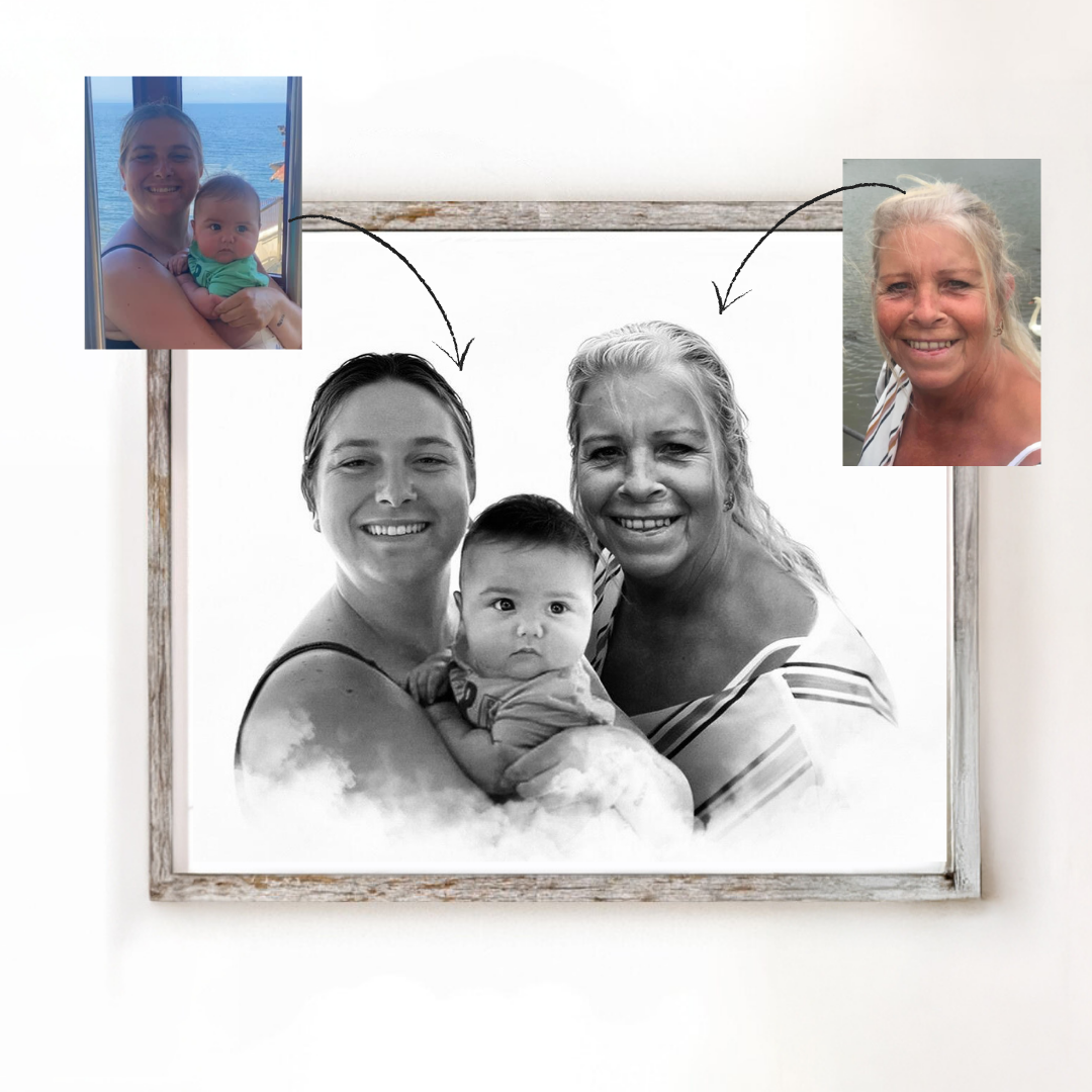 Customised Photo Merge - A4 Prints