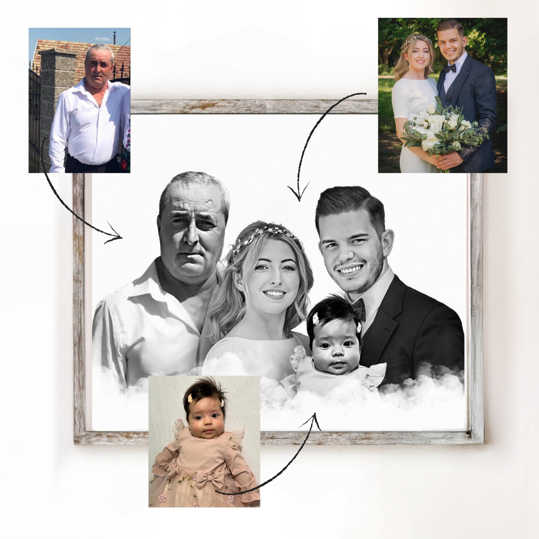 Customised Photo Merge - A4 Prints