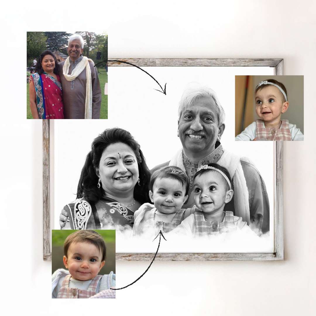 Customised Photo Merge - A4 Prints